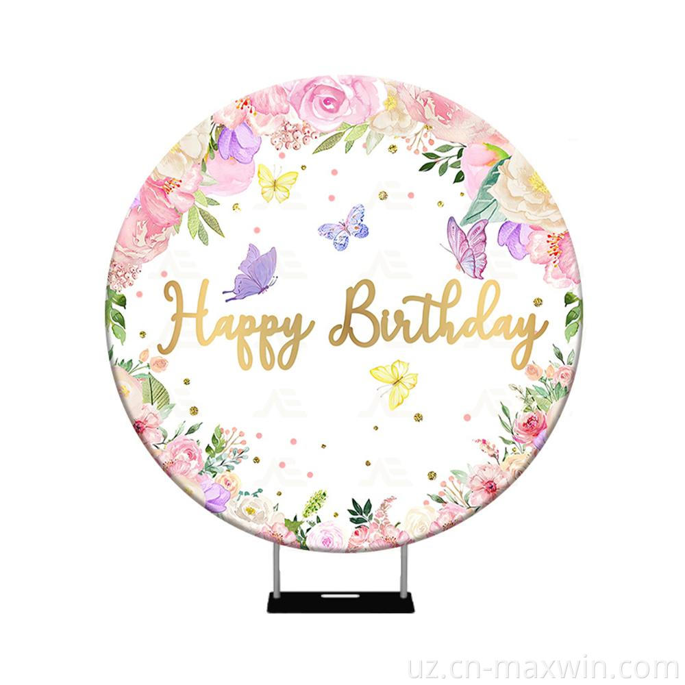 Tungi fon ramkalar Round Background Frames